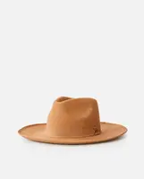 Klobouk Rip Curl VALLEY WIDE BRIM WOOL FELT Light Brown
