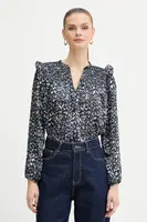 Halenka Morgan dámská, modrá barva, vzorovaná, OGRAPHY