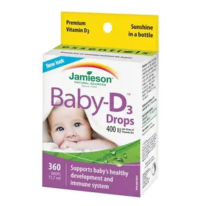 Jamieson Baby-D3 Vitamín D3 400 IU kapky 11,7 ml