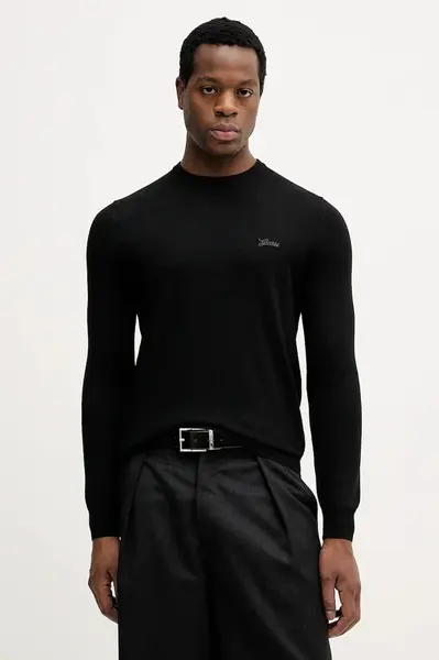 Svetr z hedvábné směsi Guess DANIEL