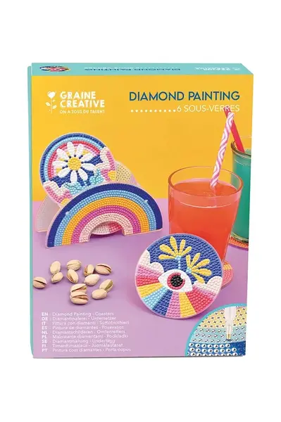 DIY sada Graine Creative DIamond Painting 17 x 13 x 4,5 cm více barev