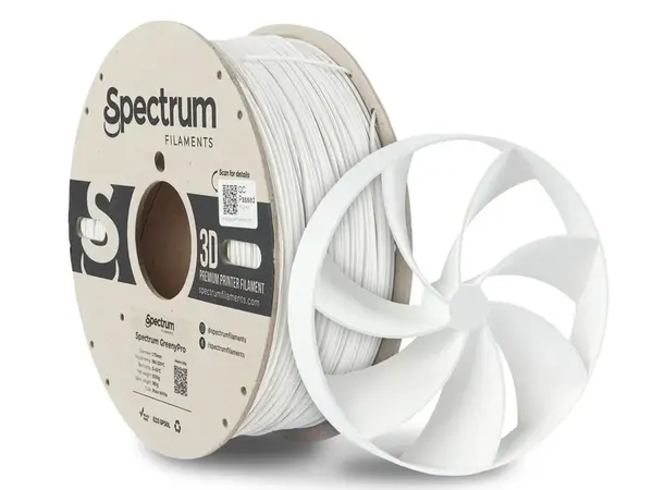 Spectrum 80900 3D filament, greenyPro, 1,75mm, 1000g, Bílý (Pure white)