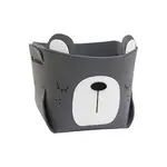 Šedý koš na hračky BEAR