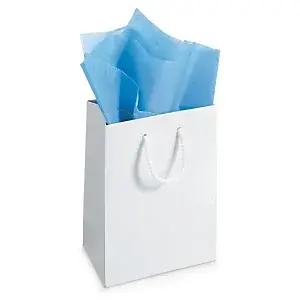 480 x Hodvábny papier v balení, 50x75cm, svetlomodrý | RAJA