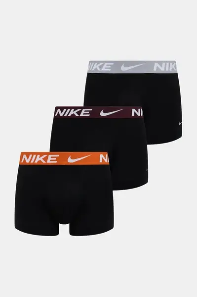 Boxerky Nike 3-pack černá barva, 0000KE1156