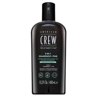 American Crew 3-in-1 Chamolie + Pine šampon, kondicionér a sprchový gel 450 ml