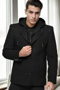 K9532 DEWBERRY MEN'S COAT-BLACK