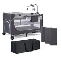 Kinderkraft select Postýlka cestovní Leody doplňky Leody Grey, Premium