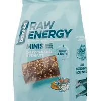 Bombus Raw Energy Minis Salty caramel & peanuts 10x15 g