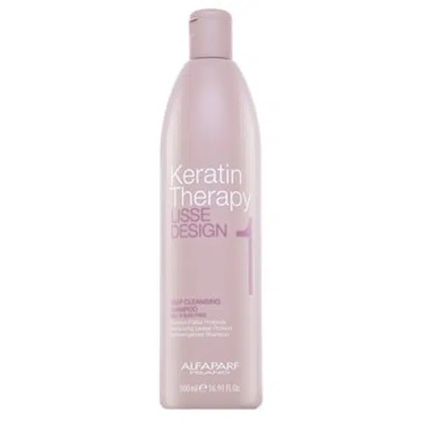 Alfaparf Milano Lisse Design Keratin Therapy Deep Cleansing Shampoo hloubkově čistící šampon pro všechny typy vlasů 500 ml
