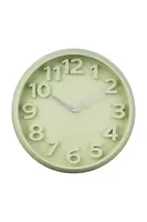 Nástěnné hodiny Karlsson Elevated Classic 33,5 cm zelená barva