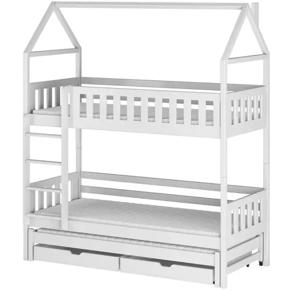 Posteľ Domček Iga 80x160 white