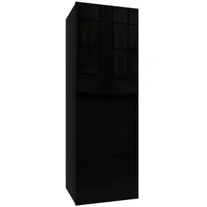 Závěsná skříňka Izumi-22-BL černá mat/lesk