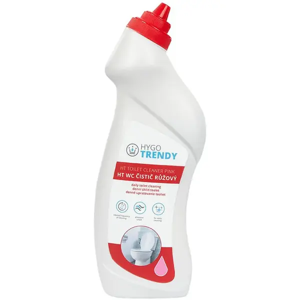 WC čistič Hygotrendy růžový 750 ml
