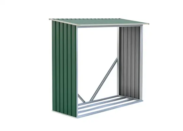 Přístřešek na dřevo  G21 WOH 136 - 182 x 75 cm, zelený