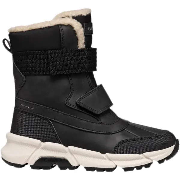 Geox J FLEXYPER PLUS B ABX F Chlapecké zimní boty, černá, velikost