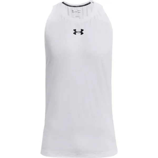 Under Armour BASELINE Pánské tílko na basketbal, bílá, velikost