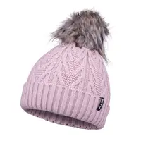 FLLÖS HALLA Zimná čiapka, ružová, veľkosť