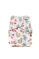 Bobánek Kapsová AIO plena Premium suchý zip 1 ks růžová zvířátka