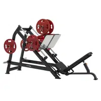 Leg Press Steelflex Plateload Line PLDP černo-červená