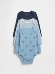 GAP Baby body, 3 ks - Kluci