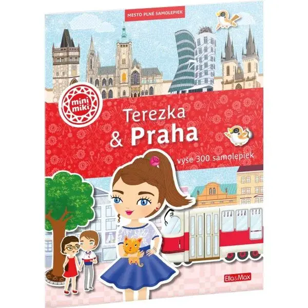 ELLA & MAX TEREZKA & PRAHA Mesto plné nálepiek, mix, veľkosť