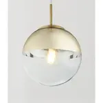 GLOBO Závesné svietidlo VARUS, E27, zlaté, pr. 20 x 120 cm