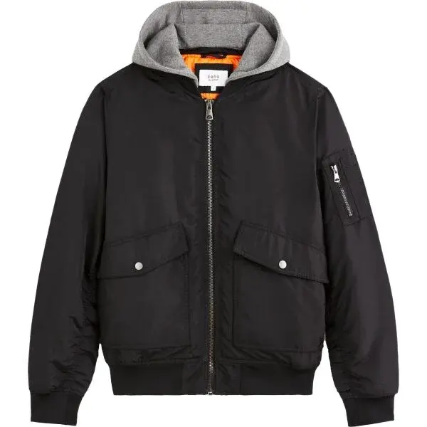 CELIO FUJAMESHOO Pánská zimní bunda, černá, velikost