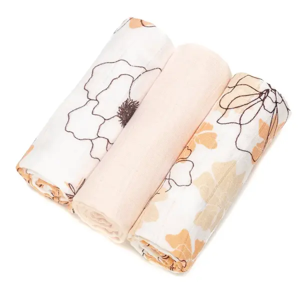 BIO bambusové plienky T-TOMI Kvety