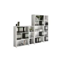 MID.YOU REGÁL NA DOKUMENTY, bílá, 257/185,6/33 cm