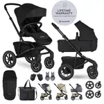 EASYWALKER Kočárek kombinovaný Jimmey Pepper Black XXL AIR + RWS