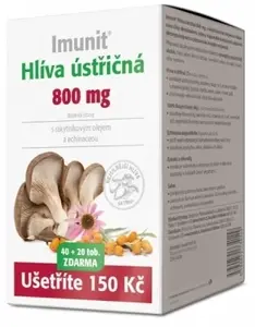 Simply You Hlíva ústřičná 800 mg s rakytníkem a echinaceou Imunit 40 tob. + 20 tob. ZDARMA