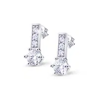 Cutie Jewellery Krásné visací náušnice se zirkony Z8057-30-10-X-2