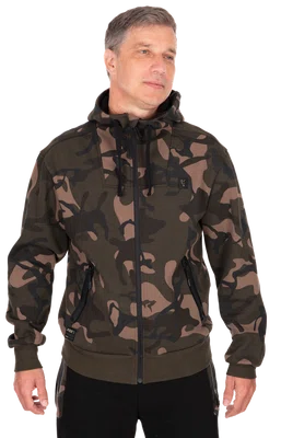 Fox mikina camo full zip premium 310 hoodie - xxl