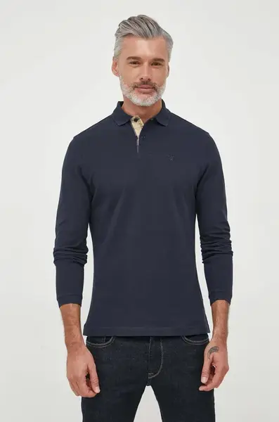 Barbour  Bavlněné tričko s dlouhým rukávem