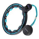 HMS Masážní hula hoop černá / tyrkysová HHM17