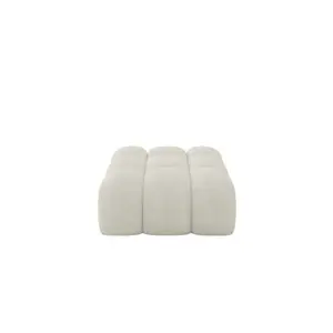 ALTDECOR TABURET OLEA-PUF 91x87x44 cm Krémová Manšestr