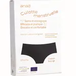 ANAÉ BY ECODIS Menstruační kalhotky Panty na silnou menstruaci černé S