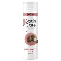 GILLETTE Satin Care Shea Butter Silk Gel na holení 200 ml