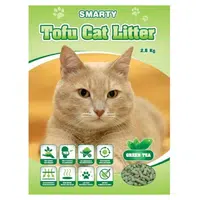 SMARTY Tofu cat litter green tea podestýlka pro kočky 2,8 kg, poškozený obal