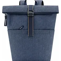 Dámský rolovací batoh Reisenthel Rolltop Backpack Herringbone Dark Blue