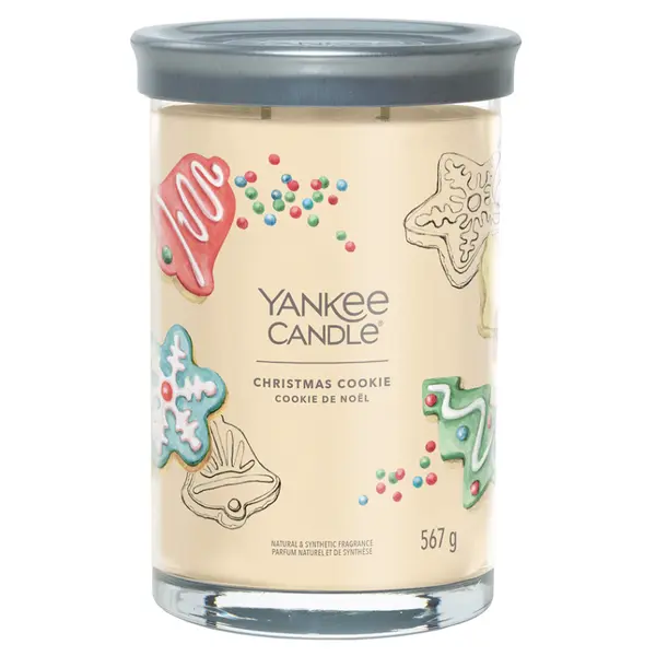 YANKEE CANDLE Signature Tumbler velký Christmas Cookie 567 g