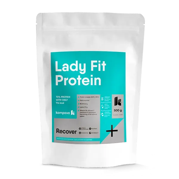 KOMPAVA LadyFit protein vanilka a smetana 500 g