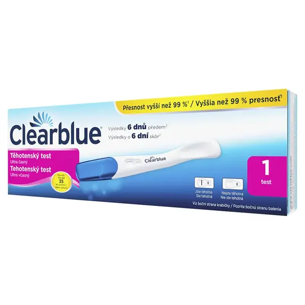 CLEARBLUE Ultra časný těhotenský test 1 ks