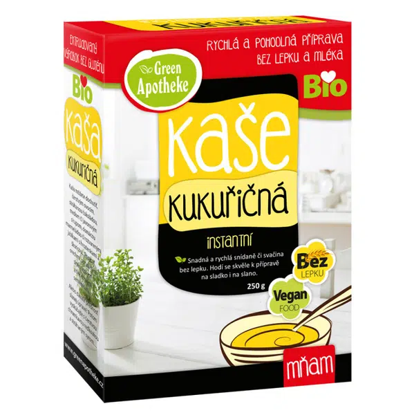 GREEN APOTHEKE Kaše kukuřičná instantní BIO 250 g