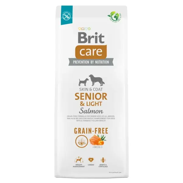 BRIT Care Grain-free Senior & Light granule pro psy, Hmotnost balení: 3 kg