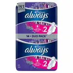 ALWAYS Platinum Long Plus vel. Hygienické vložky s křidélky 14 ks