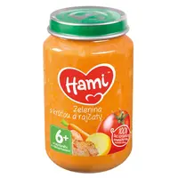 HAMI Zelenina s krůtou a rajčaty od 8.měsíce 200 g