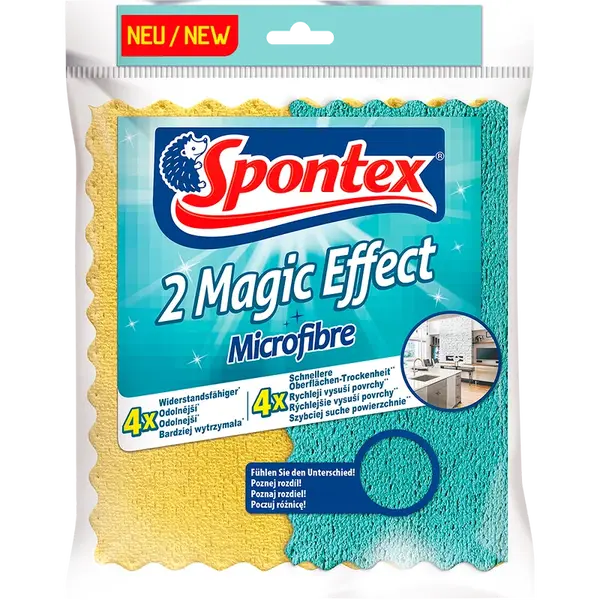 SPONTEX Magic Effect Utěrka z mikrovlákna 2 kusy