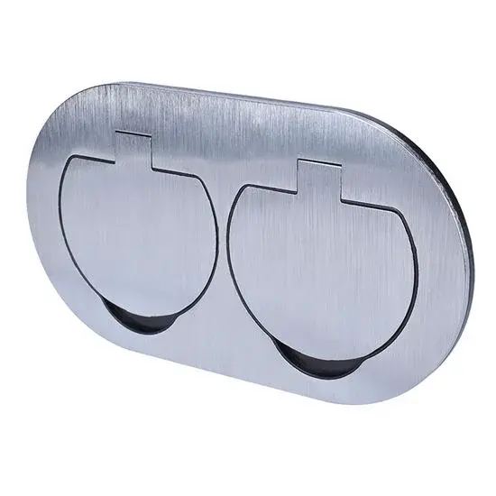 Dvojzásuvka vestavná SOLIGHT 5B325 podlahová